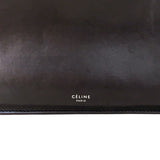 セリーヌ CELINE クラスプミディアム ブラック・シルバー金具 カーフレザー レディース ショルダーバッグ