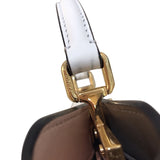 フェンディ FENDI ピーカブーアイシーユースモール 8BN327 ホワイト/ゴールド金具 カーフ レディース ショルダーバッグ