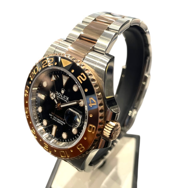 ロレックス ROLEX GMTマスターⅡ 126711CHNR ブラック SS メンズ 腕時計