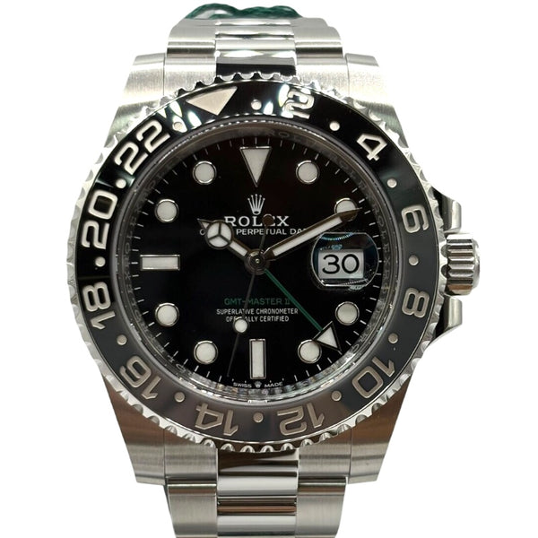ロレックス ROLEX GMTマスター2 126710GRNR ブラック SS メンズ 腕時計
