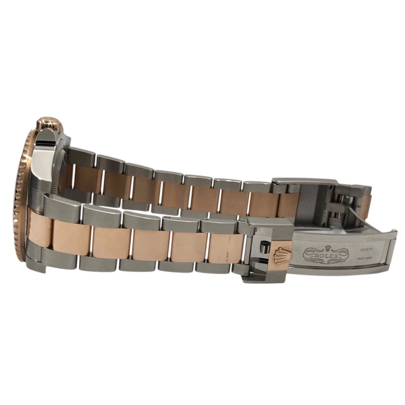 ロレックス ROLEX GMTマスター２ ランダムシリアル 126711CHNR ブラック SS/K18PG メンズ 腕時計