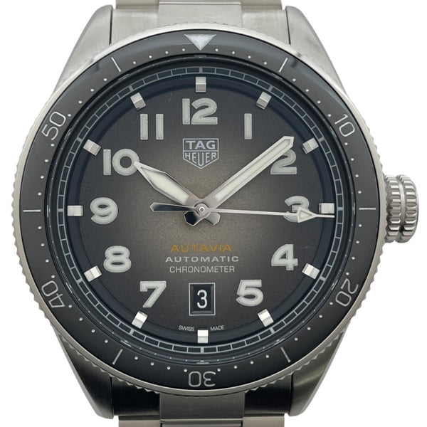 タグ・ホイヤー TAG HEUER オータヴィア キャリバー5 クロノメーター WBE5114.EB0173 ブラック SS メンズ 腕時計
