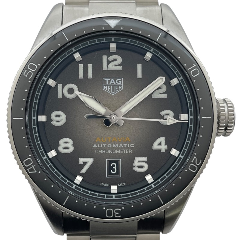 タグ・ホイヤー TAG HEUER オータヴィア キャリバー5 クロノメーター WBE5114.EB0173 ブラック SS メンズ 腕時計