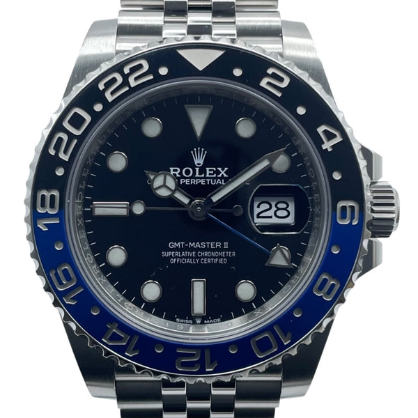 ロレックス ROLEX GMTマスター2 126710BLNR ブラック SS メンズ 腕時計