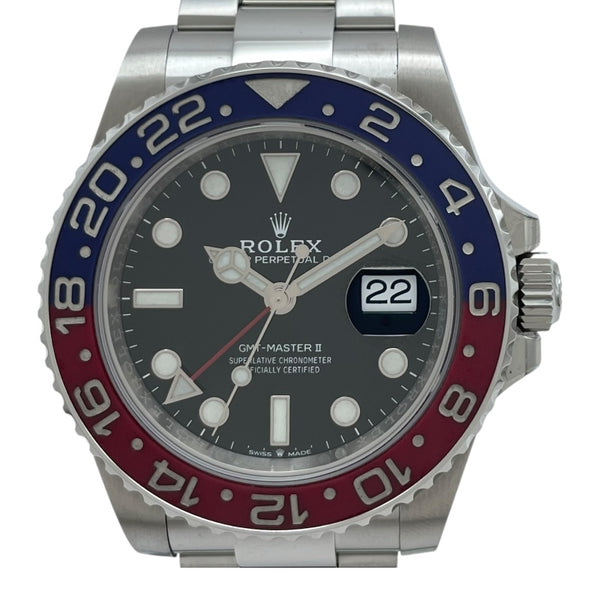 ロレックス ROLEX GMTマスター2 126710BLRO ブラック SS 自動巻き メンズ 腕時計