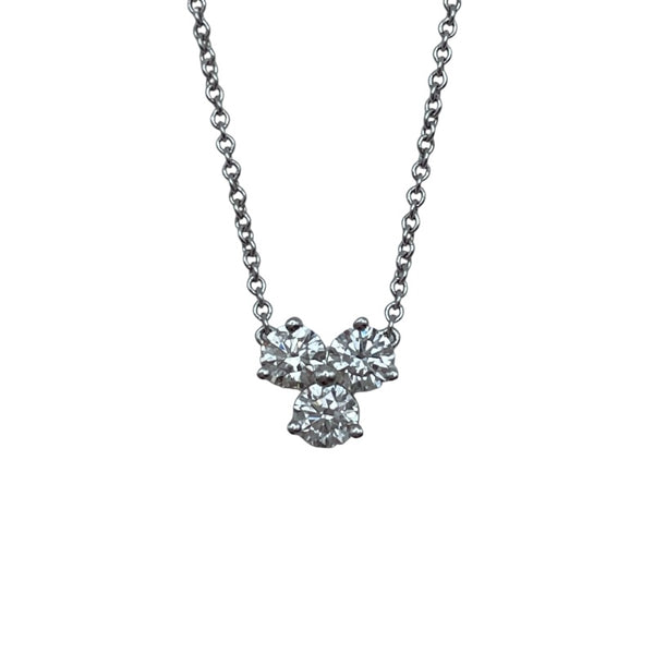 ティファニー TIFFANY＆CO アリア3PDネックレス プラチナ Pt950 ジュエリー