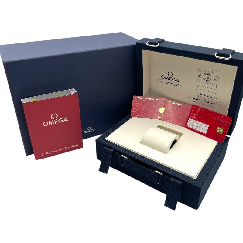 オメガ OMEGA スピードマスター ムーンウォッチ コーアクシャル マスタークロノメーター スヌーピーアワード 310.32.42.50.02.001 シルバー SS メンズ 腕時計