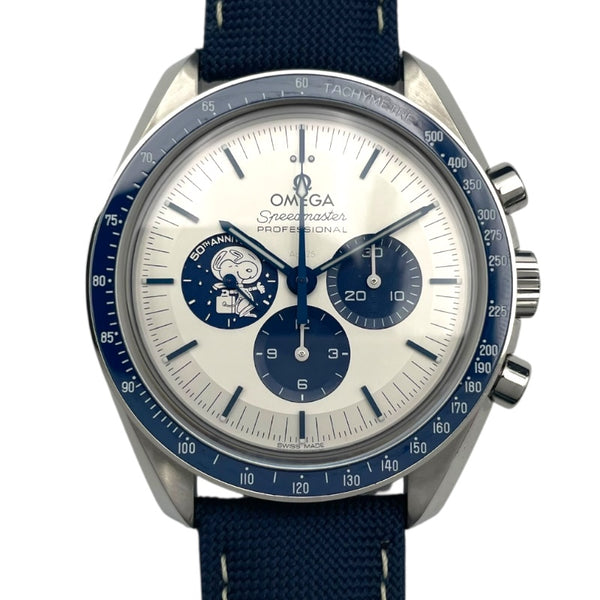 オメガ OMEGA スピードマスター ムーンウォッチ コーアクシャル マスタークロノメーター スヌーピーアワード 310.32.42.50.02.001 シルバー SS メンズ 腕時計