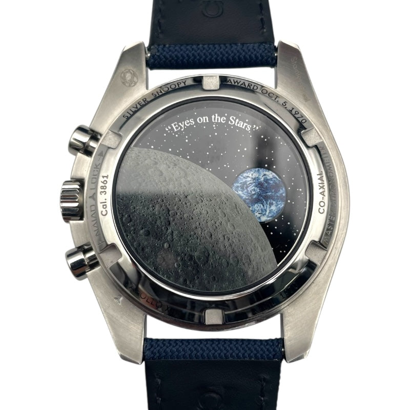オメガ OMEGA スピードマスター ムーンウォッチ コーアクシャル マスタークロノメーター スヌーピーアワード 310.32.42.50.02.001 シルバー SS メンズ 腕時計