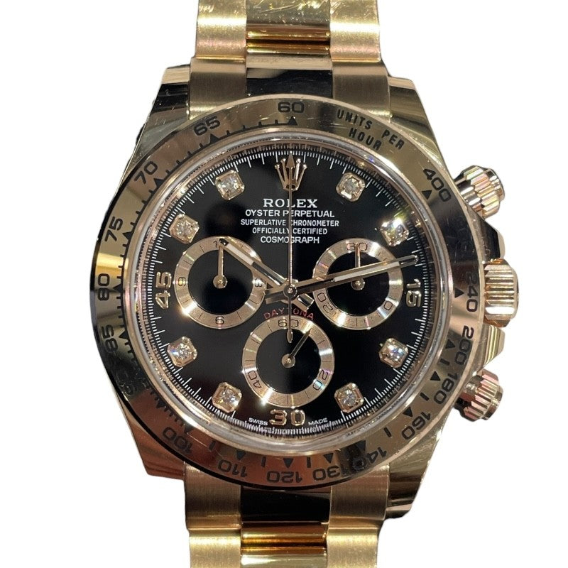 ロレックス ROLEX デイトナ 116505G ブラック PG 自動巻き メンズ 腕時計