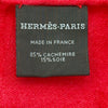 エルメス HERMES ニューリブリス ストール ルージュ系 カシミヤ/シルク レディース ストール