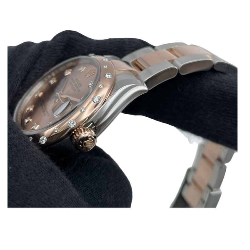 ロレックス ROLEX デイトジャスト31 ロゼカラー 278341RBR ピンク K18PG/SS 自動巻き レディース 腕時計