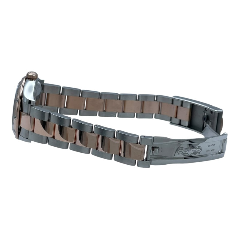 ロレックス ROLEX デイトジャスト31 ロゼカラー 278341RBR ピンク K18PG/SS 自動巻き レディース 腕時計
