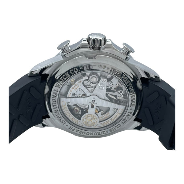 インターナショナルウォッチカンパニー IWC ポルトキーゼ ヨットクラブ クロノグラフ IW390211 ホワイト SS 自動巻き メンズ 腕時計