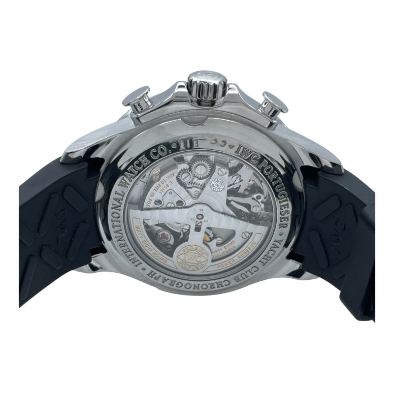 インターナショナルウォッチカンパニー IWC ポルトキーゼ ヨットクラブ クロノグラフ IW390211 ホワイト SS 自動巻き メンズ 腕時計