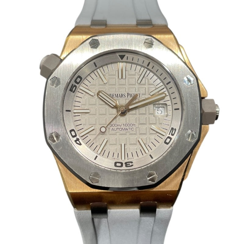 オーデマ・ピゲ AUDEMARS PIGUET ロイヤルオークオフショアブティック限定 15711OI.OO.A006CA.01 グレー PG/チタン メンズ 腕時計