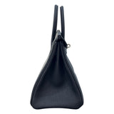 エルメス HERMES バーキン25 K刻 ブラック マットシルバー金具 トゴ レディース ハンドバッグ