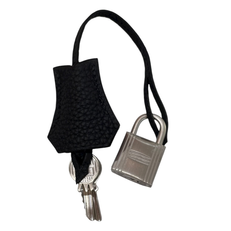 エルメス HERMES バーキン25 K刻 ブラック マットシルバー金具 トゴ レディース ハンドバッグ