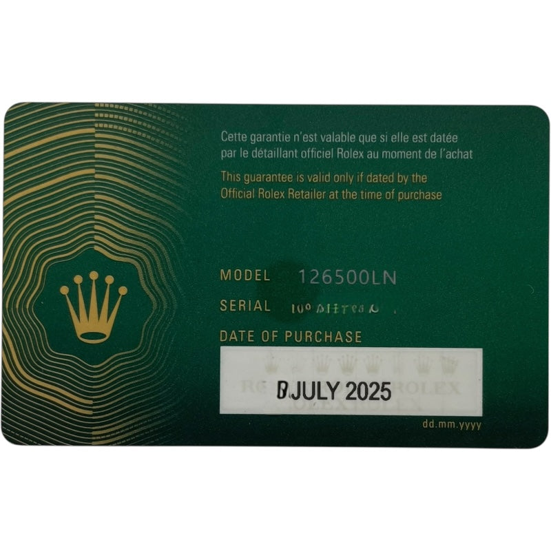 ロレックス ROLEX デイトナ 126500LN ブラック SS 自動巻き メンズ 腕時計