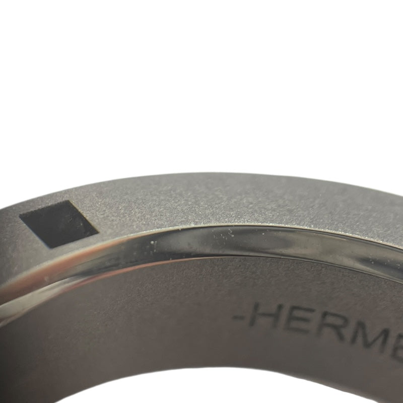 エルメス HERMES リング ＜フェール・ア・シュヴァル＞ グレー チタン アクセサリー