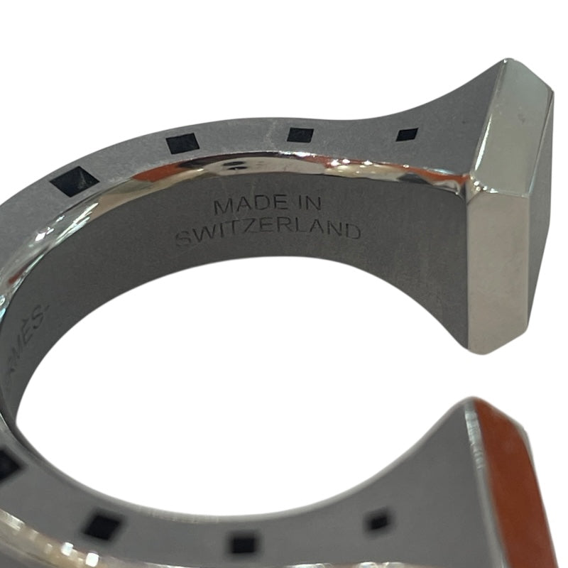 エルメス HERMES リング ＜フェール・ア・シュヴァル＞ グレー チタン アクセサリー