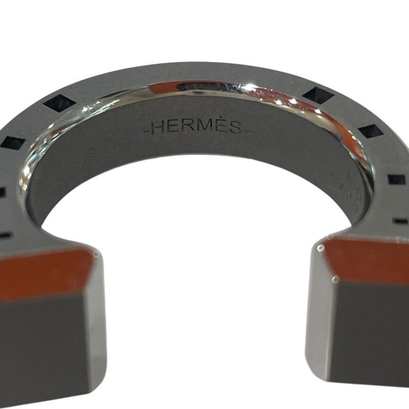 エルメス HERMES リング ＜フェール・ア・シュヴァル＞ グレー チタン アクセサリー