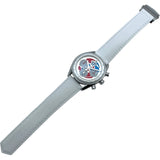 タグ・ホイヤー TAG HEUER カレラ クロノグラフ Expo2025 大阪 リミテッドエディション CBS221C.FC6619 オパーリン/レッド/ブルー SS/革ベルト 自動巻き メンズ 腕時計