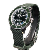 ブライトリング BREITLING スーパーオーシャン　ヘリテージB31 AB3110 グリーン SS メンズ 腕時計