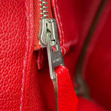 エルメス HERMES バーキン30 □R刻印 ルージュアザック シルバー金具 エプソン レディース ハンドバッグ