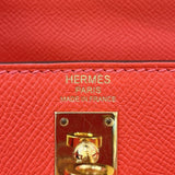 エルメス HERMES ケリー25 X刻 ローズジャイプール ゴールド金具 エプソン レディース ハンドバッグ