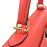 エルメス HERMES ケリー25 X刻 ローズジャイプール ゴールド金具 エプソン レディース ハンドバッグ