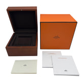 エルメス HERMES アルソー ル タン ヴォヤジャー デュアルタイム AR10.741 ブラック プラチナ/チタン メンズ 腕時計