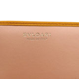 ブルガリ BVLGARI ブルガリブルガリロングウォレット 293184 イエロー　シルバー金具 レザー ユニセックス 長財布