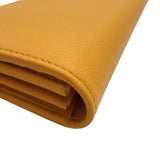 ブルガリ BVLGARI ブルガリブルガリロングウォレット 293184 イエロー　シルバー金具 レザー ユニセックス 長財布