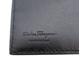 サルヴァトーレ・フェラガモ Salvatore Ferragamo ガンチーニ札入れ ネイビー レザー メンズ 札入れ