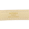 エルメス HERMES ケリ―25　外縫い K刻印 クレ/シャンパンゴールド金具 エプソン レディース ハンドバッグ