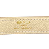 エルメス HERMES ケリ―25　外縫い K刻印 クレ/シャンパンゴールド金具 エプソン レディース ハンドバッグ