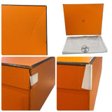 エルメス HERMES ケリー･デベッシュクラッチ W刻印 ブラック/シルバー金具 ボックスカーフ メンズ クラッチバッグ