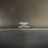 エルメス HERMES ケリー･デベッシュクラッチ W刻印 ブラック/シルバー金具 ボックスカーフ メンズ クラッチバッグ