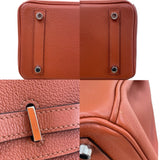 エルメス HERMES バーキン25 ヴェルソ Z刻印 キューイブル・ベージュ系/ シルバー金具 トリヨンノビーヨ レディース ハンドバッグ