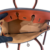 エルメス HERMES バーキン25 ヴェルソ Z刻印 キューイブル・ベージュ系/ シルバー金具 トリヨンノビーヨ レディース ハンドバッグ