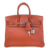 エルメス HERMES バーキン25 ヴェルソ Z刻印 キューイブル・ベージュ系/ シルバー金具 トリヨンノビーヨ レディース ハンドバッグ