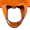 エルメス HERMES ピコタンロックミクロ N刻印 オレンジ シルバー金具 スィフト レディース ハンドバッグ