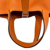 エルメス HERMES ピコタンロックミクロ N刻印 オレンジ シルバー金具 スィフト レディース ハンドバッグ