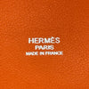 エルメス HERMES ピコタンロックミクロ N刻印 オレンジ シルバー金具 スィフト レディース ハンドバッグ