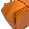 エルメス HERMES ピコタンロックミクロ N刻印 オレンジ シルバー金具 スィフト レディース ハンドバッグ