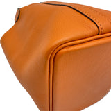 エルメス HERMES ピコタンロックミクロ N刻印 オレンジ シルバー金具 スィフト レディース ハンドバッグ