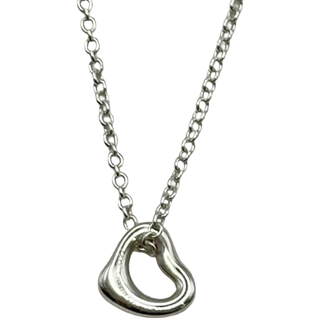 ティファニー TIFFANY＆CO オープンハートミニネックレス シルバー
