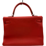 エルメス HERMES ケリー35 ローズジャイプール シルバー金具 トリヨン レディース ハンドバッグ
