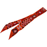 エルメス HERMES ツイリー KELLY EN PERLES オレンジ シルク レディース スカーフ